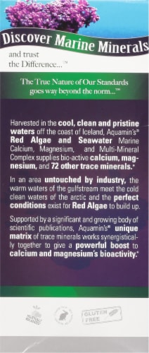 Nature's Answer Plant Based Calcium 500 mg / Magnesium 250 mg Dietary Supplement Perspective: left