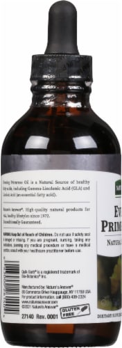Nature's Answer Liquid Evening Primrose Oil Perspective: left