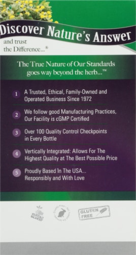 Nature's Answer Black Walnut Vegetarian Capsules Perspective: left