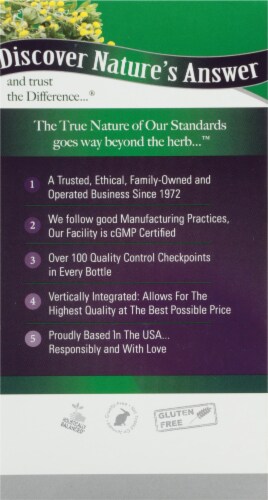 Nature's Answer Black Walnut Vegetarian Capsules Perspective: left