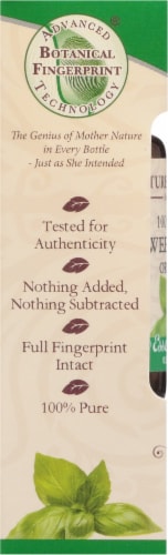 Nature's Answer Sweet Basil Essential Oil Perspective: left