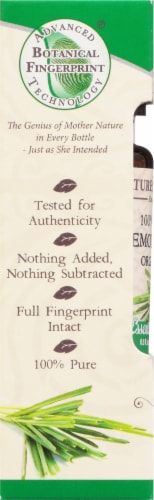 Nature's Answer Lemongrass Essential Oil Perspective: left