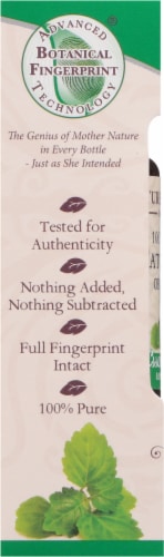 Nature's Answer Organic Patchouli Essential Oil Perspective: left