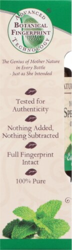 Nature's Answer Organic Spearmint Essential Oil Perspective: left
