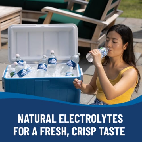 Ice Mountain 100% Natural Spring Bottled Water Perspective: left