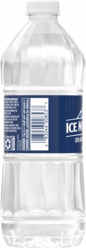 Ice Mountain® 100% Natural Spring Bottled Water Perspective: left