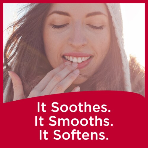 Carmex Daily Care Moisturizing Lip Balm Sticks, Fresh Cherry, Strawberry and Wintergreen Perspective: left