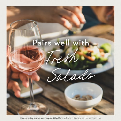 Ruffino Italian Prosecco Rosé Sparkling Wine Perspective: left
