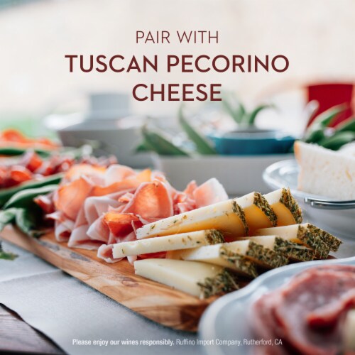 Ruffino Italian Aziano Chianti Classico DOCG Sangiovese Red Blend Red Wine Perspective: left