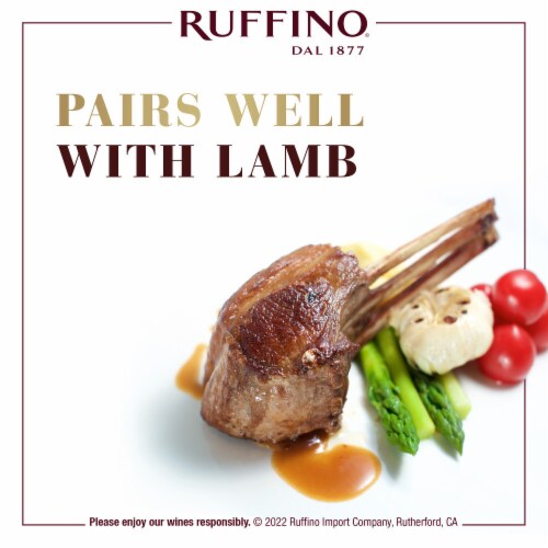 Ruffino Italian Greppone Mazzi Brunello Di Montalcino DOCG Sangiovese Grosso Red Wine Perspective: left