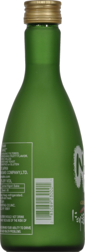 Gekkeikan Nigori Sake Perspective: left