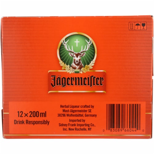 Jagermeister Herbal Liqueur Perspective: left