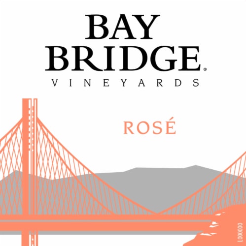 Bay Bridge Rose Wine Perspective: left