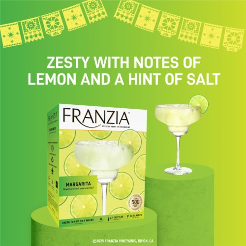 Franzia® Margarita Wine Cocktail Perspective: left