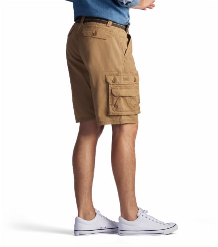 Lee Men's Wyoming Cargo Shorts - Bourbon Perspective: left