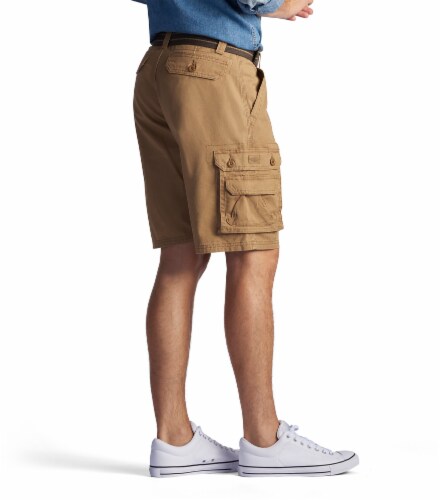 Lee Men's Wyoming Cargo Shorts - Bourbon Perspective: left