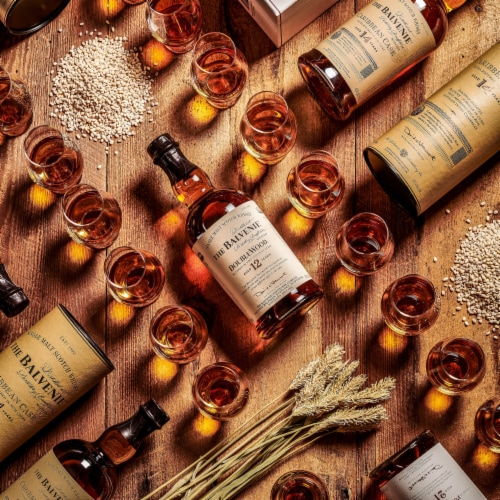 The Balvenie DoubleWood Aged 12 Years Single Malt Scotch Whisky Perspective: left