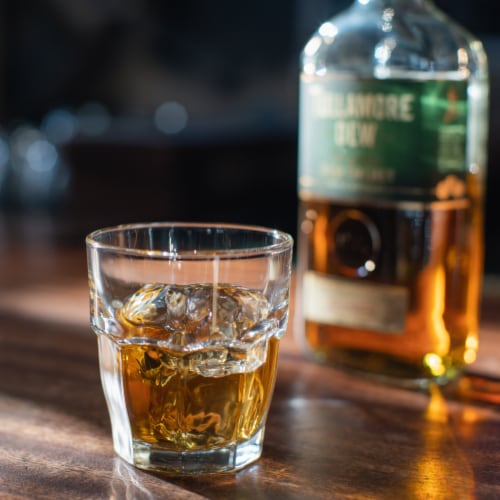 Tullamore D.E.W. Triple Distilled Irish Whiskey Perspective: left