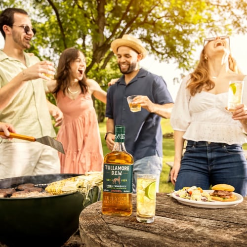 Tullamore D.E.W. Triple Distilled Irish Whiskey Perspective: left
