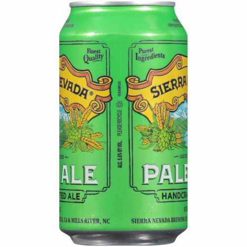 Sierra Nevada Brewing Co. Handcrafted Pale Ale Beer Perspective: left
