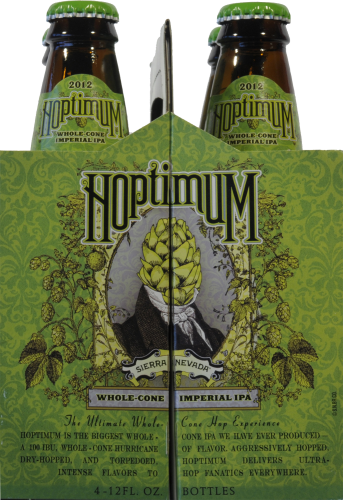 Sierra Nevada Brewing Co. Hoptimum Imperial IPA Beer Perspective: left