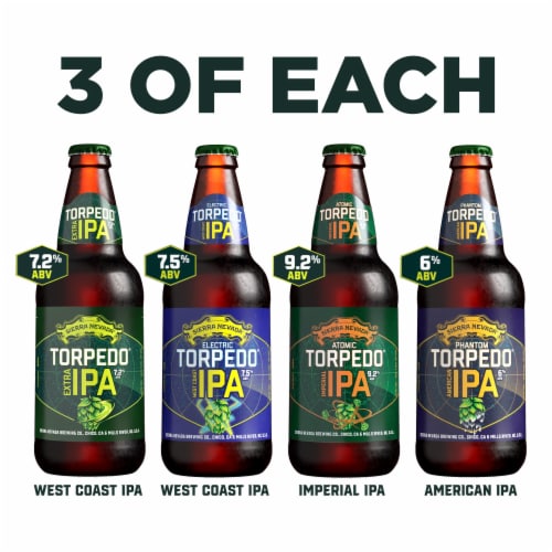 Sierra Nevada Brewing Co.® Hoppy Sampler Variety Pack Perspective: left