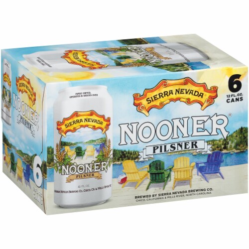 Sierra Nevada Brewing Co. Nooner Pilsner Beer Perspective: left