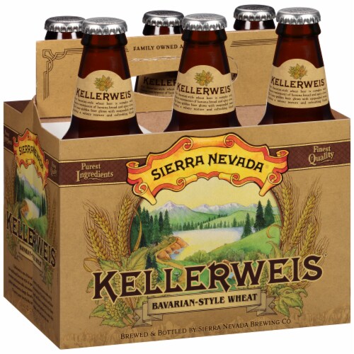 Sierra Nevada Brewing Co. Kellerweis Bavarian-Style Wheat Beer Perspective: left