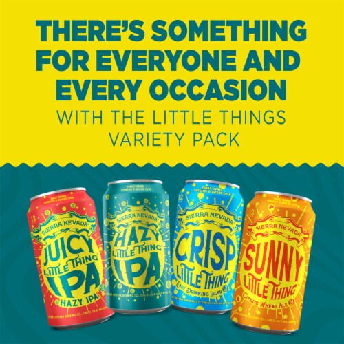 Sierra Nevada Little Things Party Pack Craft Beer Perspective: left