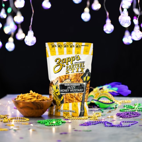 Zapp's® Jazzy Honey Mustard New Orleans Style Pretzel Stix Perspective: left