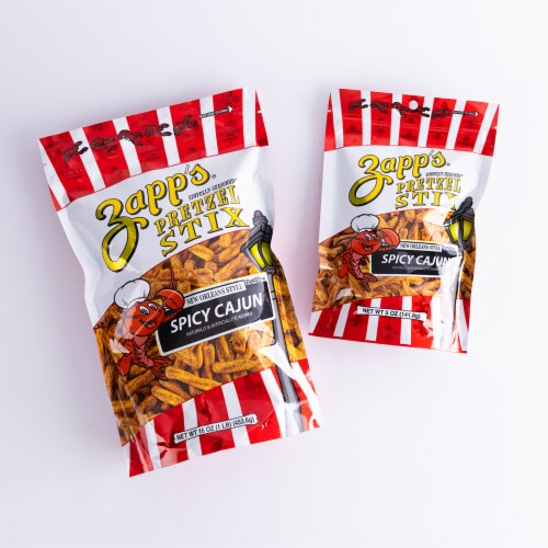 Zapp's® Spicy Cajun New Orleans Style Pretzel Stix Perspective: left