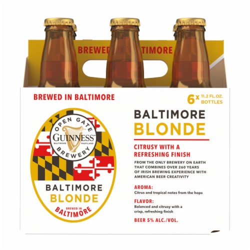 Guinness American Blonde Lager Craft Beer Perspective: left
