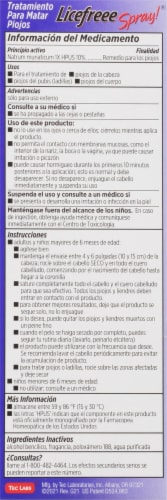 Licefreee Spray Instant Head Lice Treatement Perspective: left