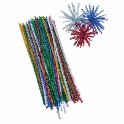 Crayola Sparkle Stems - 100 Pack - Assorted Perspective: left