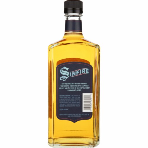 Sinfire Cinnamon Oregon Whiskey Perspective: left