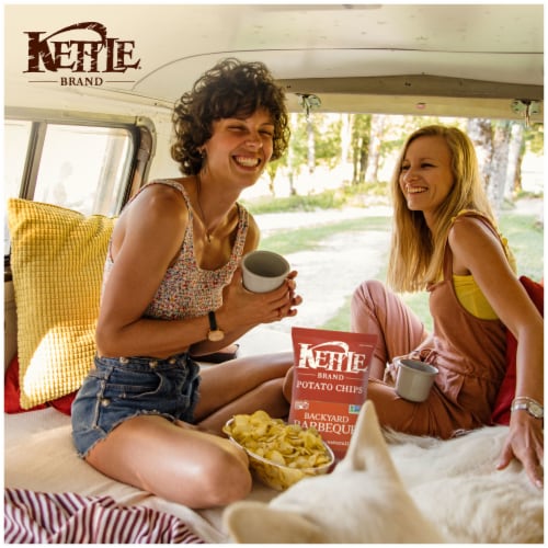 Kettle Brand® Backyard Barbeque® Kettle Potato Chips Perspective: left
