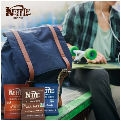 Kettle Brand Kettle Potato Chips Variety Pack Perspective: left