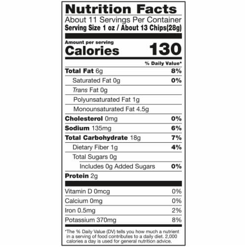 Kettle Brand Potato Chips, Air Fried Himalayan Salt Kettle Chips, 11.25 Oz Party Size Bag Perspective: left