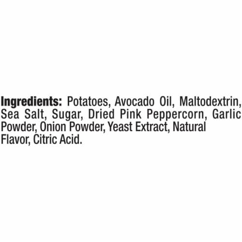 Kettle Brand Made With Avocado Oil Sea Salt Pink Peppercorn Chips Perspective: left
