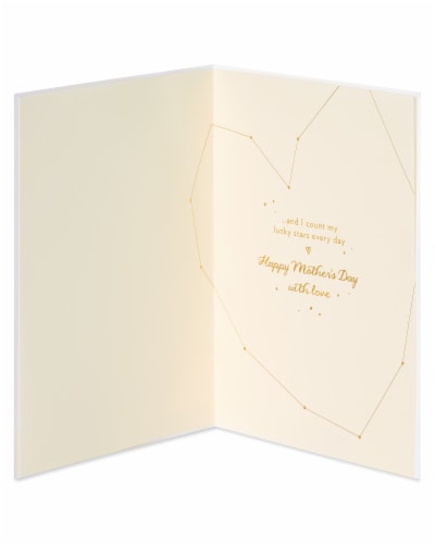 Papyrus Mother's Day Card for Wife (Our Little Galaxy) Perspective: left