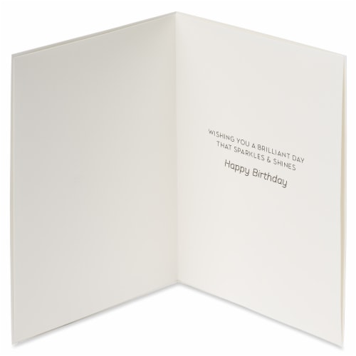 Papyrus Birthday Card (Sparkler) Perspective: left