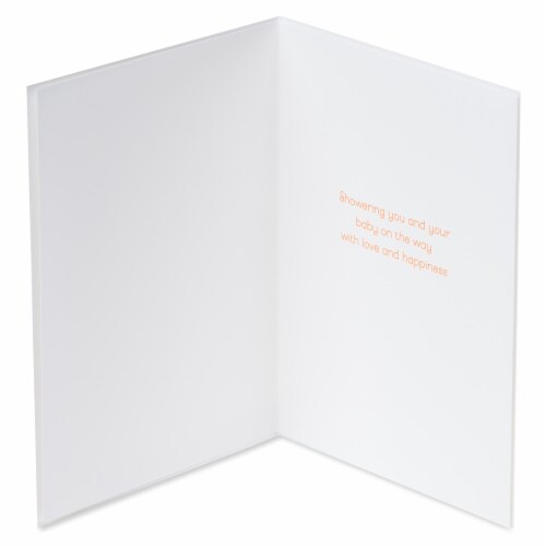 Papyrus Baby Shower Card (Umbrella) Perspective: left