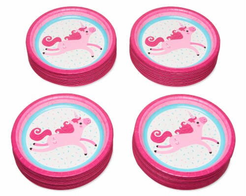 American Greetings Unicorn Paper Dinner Plates Perspective: left