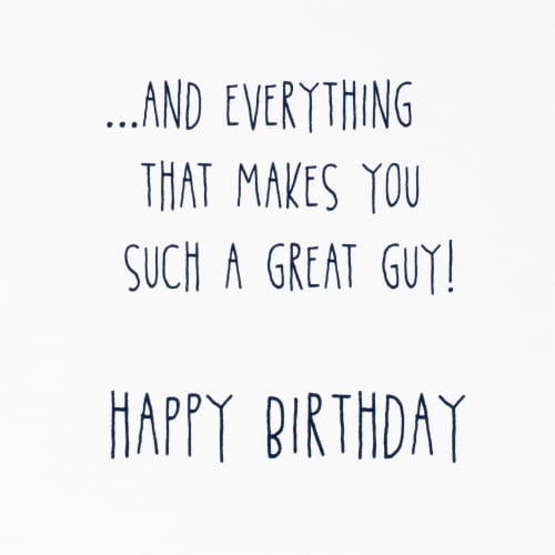 American Greetings Birthday Card (Cheers To You) Perspective: left