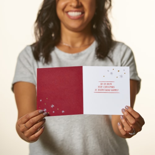 American Greetings Santa Christmas Greeting Card Perspective: left