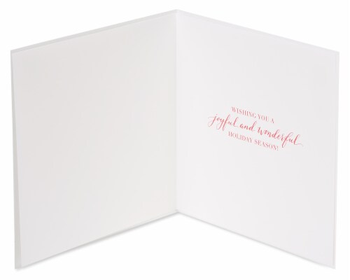 Papyrus Christmas Card (Magnolia) Perspective: left