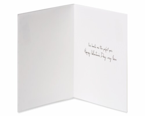 Papyrus Romantic Valentine’s Day Card (Perfect Pair) Perspective: left