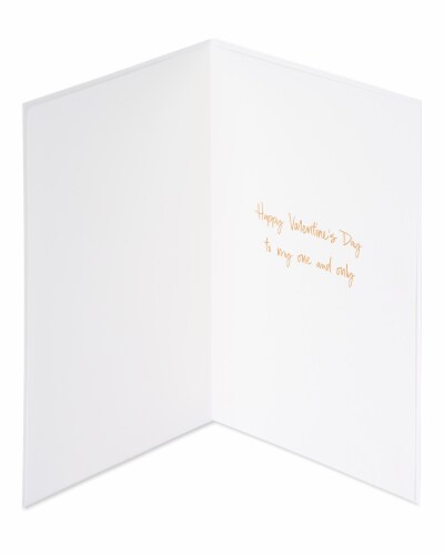 Papyrus Romantic Valentine’s Day Card (Floral) Perspective: left