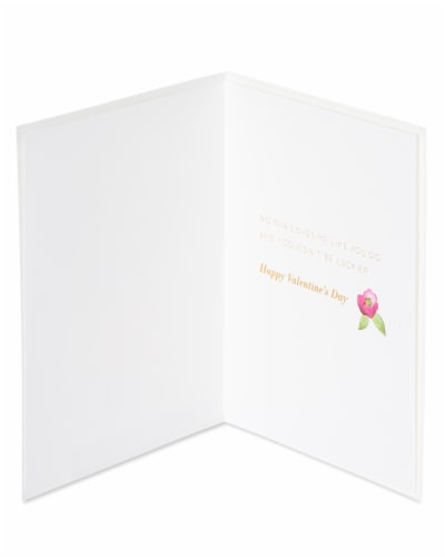 Papyrus Valentine’s Day Card for Wife (Rose Bouquet) Perspective: left