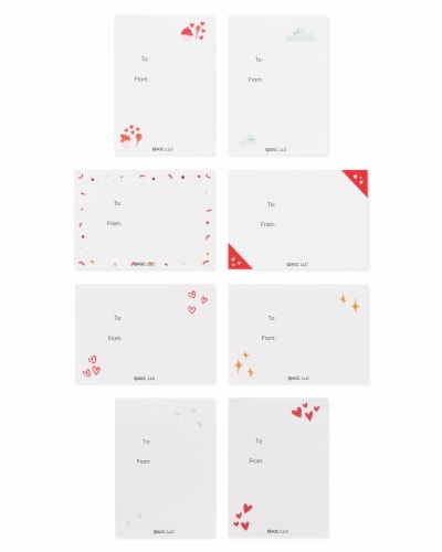 American Greetings Spread Love Classroom Valentine Cards for Kids Perspective: left